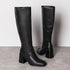 DAMENSTIEFEL MIT EINEM MASSIVEN BLOCKABSATZ | FÜR LANGE KLEIDER